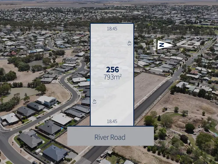 Main view of Homely land listing, 57 (Lot 256) River Road, Horsham VIC 3400