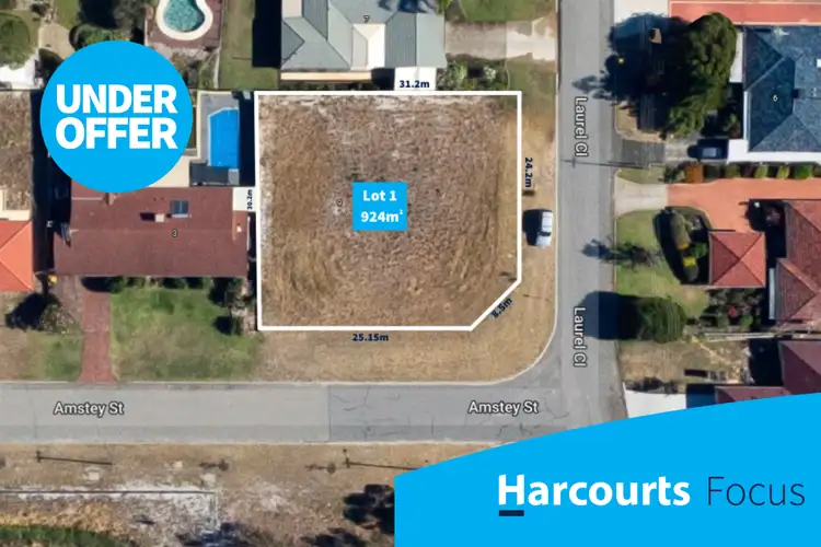 Main view of Homely land listing, 1 Amstey Street, Riverton WA 6148
