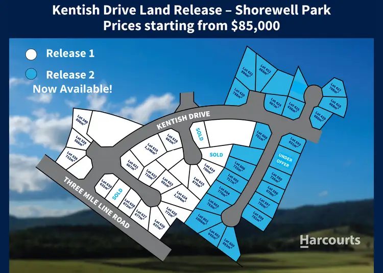 Main view of Homely land listing, Kentish Drive, Shorewell Park TAS 7320