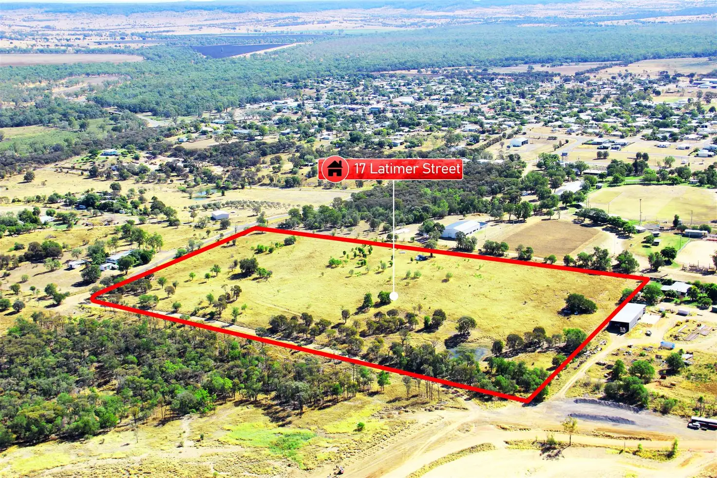 Main view of Homely land listing, 17 Latimer Street, Taroom QLD 4420