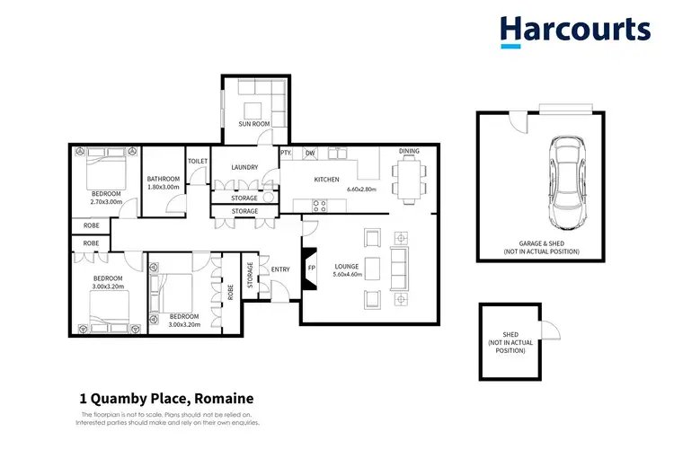Second view of Homely house listing, 1 Quamby Place, Romaine TAS 7320