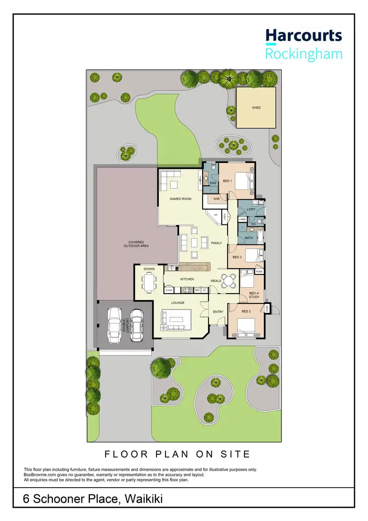 Third view of Homely house listing, 6 Schooner Place, Waikiki WA 6169