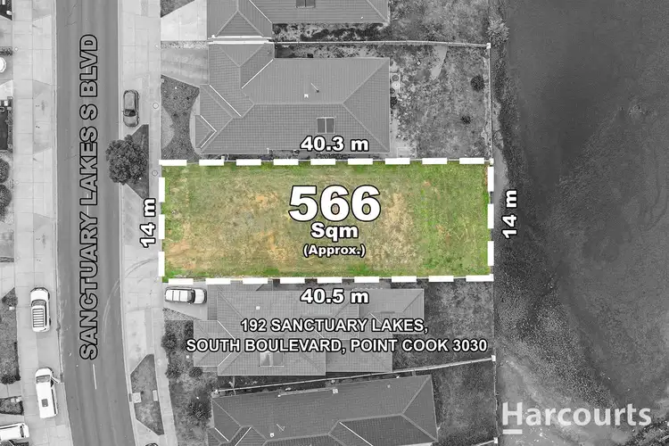 Main view of Homely land listing, 192 Sanctuary Lakes South Boulevard, Point Cook VIC 3030