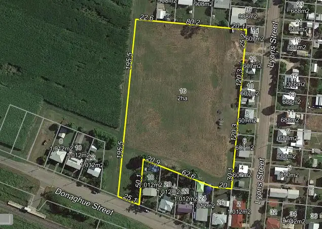 Main view of Homely land listing, 16 Donaghue Street, Giru QLD 4809