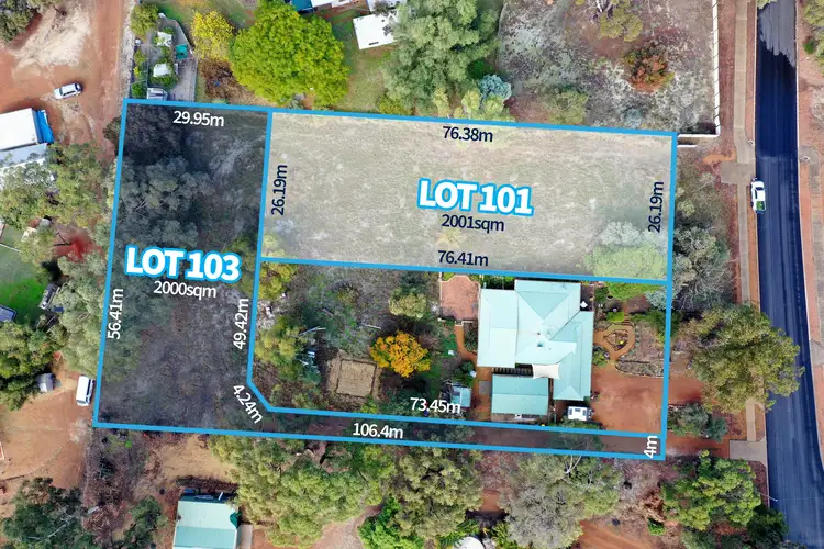 Second view of Homely land listing, LOT 101 Adam Street, Boddington WA 6390