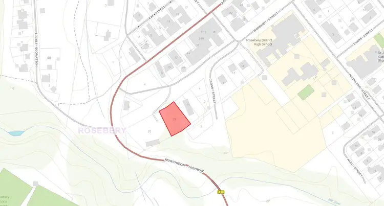 Third view of Homely land listing, 23 Morrisby, Rosebery TAS 7470