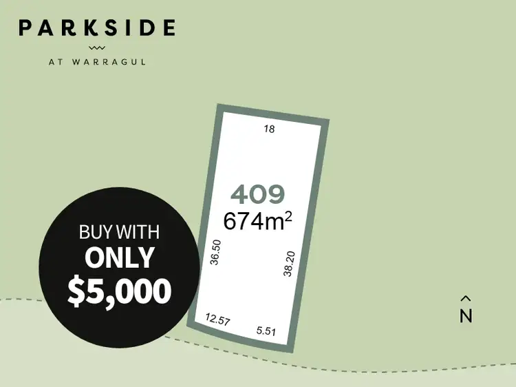 Main view of Homely land listing, Lot 409 Parkside at Warragul, Warragul VIC 3820