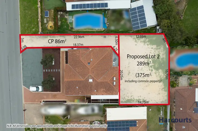 Main view of Homely land listing, 57A King Edward Drive, Heathridge WA 6027