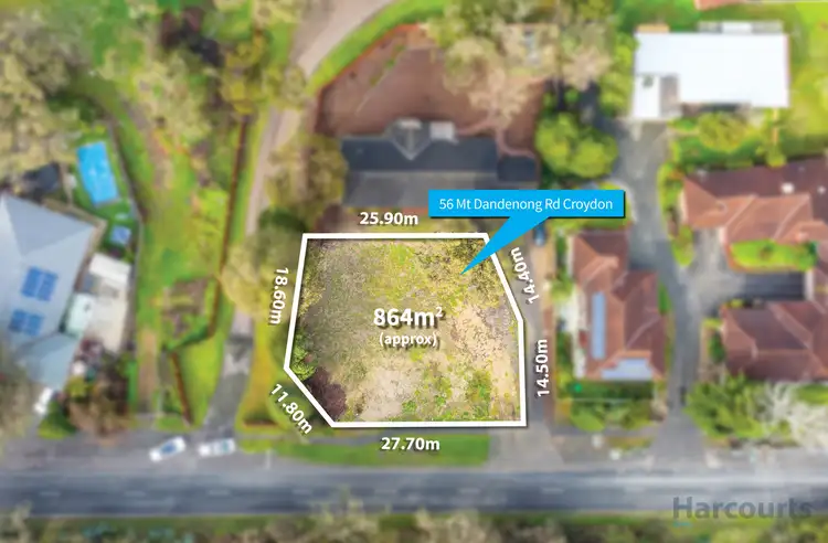 Main view of Homely land listing, 56 Mt Dandenong Road, Croydon VIC 3136