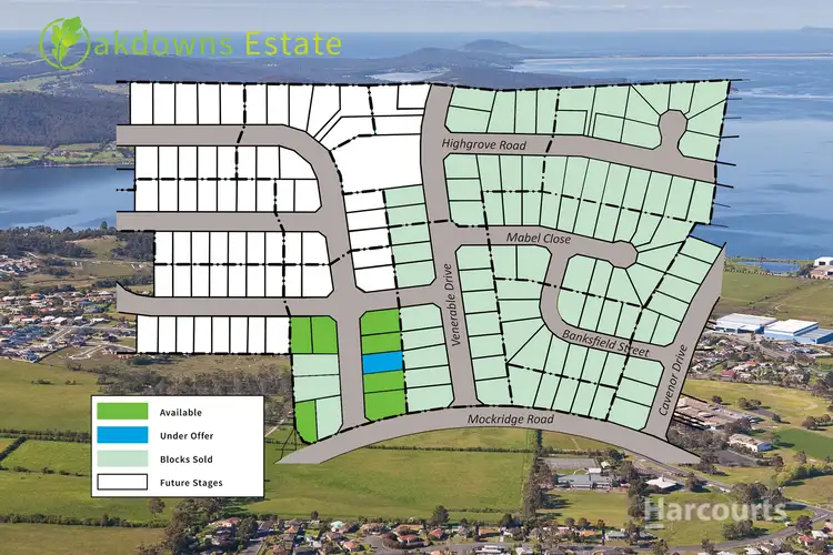 Main view of Homely land listing, Lot 87 Stage 9 Oakdowns Estate, Rokeby TAS 7019