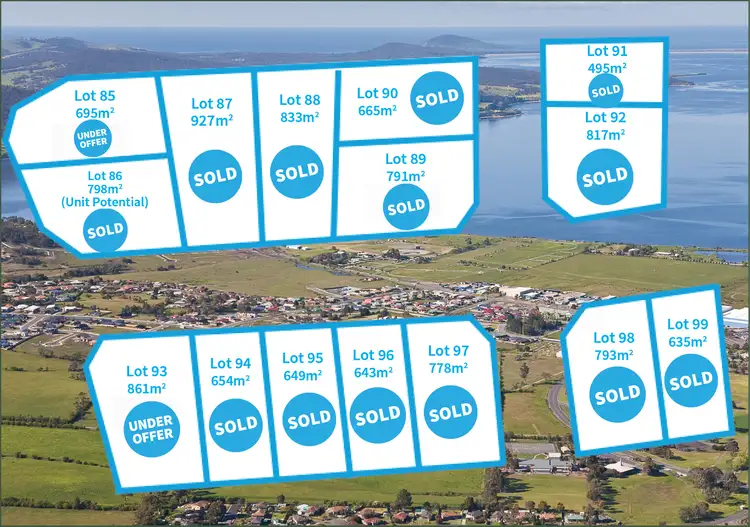 Main view of Homely land listing, Lot 85 Stage 9 Oakdowns Estate, Rokeby TAS 7019