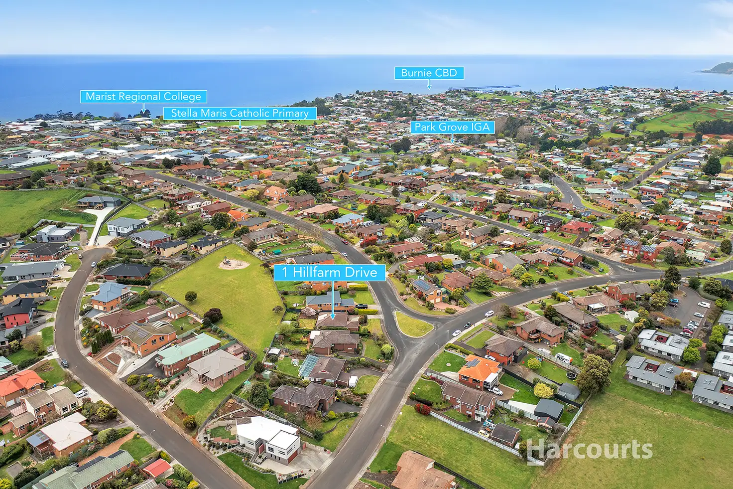 Main view of Homely house listing, 1 Hillfarm Drive, Park Grove TAS 7320