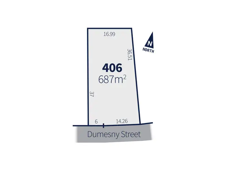 Main view of Homely land listing, LOT 406, 32 Dumesny Street, Horsham VIC 3400