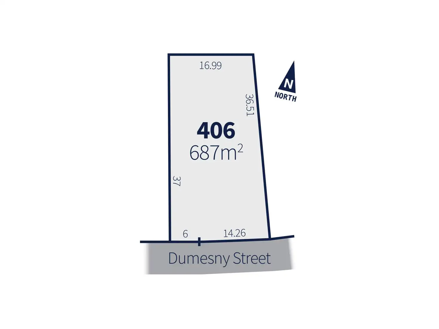 Main view of Homely land listing, LOT 406, 32 Dumesny Street, Horsham VIC 3400