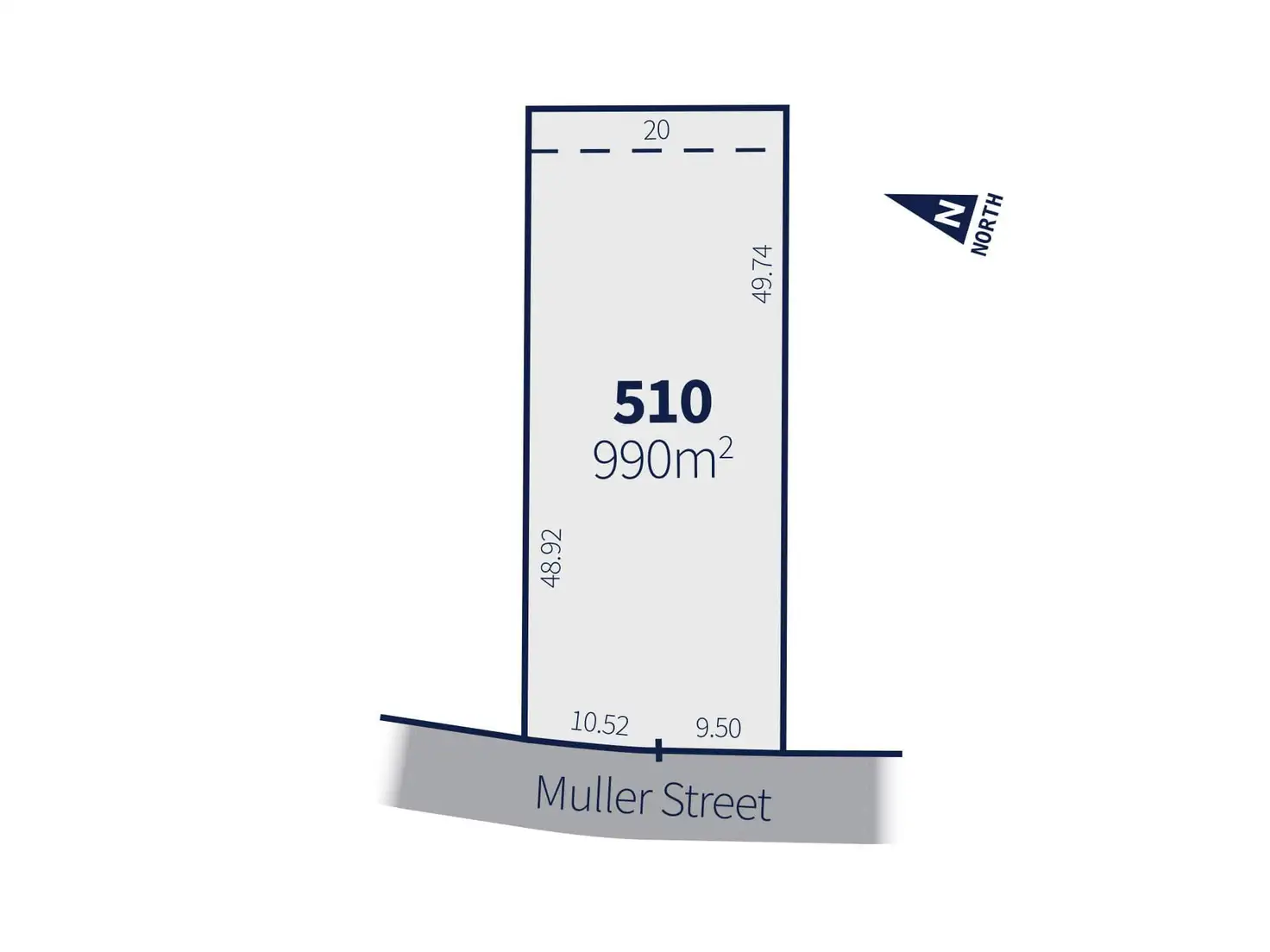 Main view of Homely land listing, LOT 510, 4 Muller Street, Horsham VIC 3400