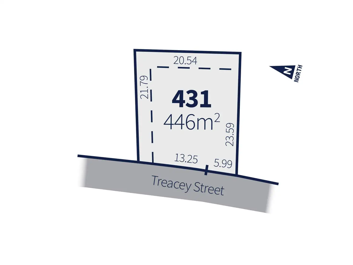 Main view of Homely land listing, LOT 431, 10 Treacey Street, Horsham VIC 3400