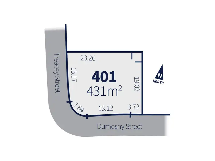 Main view of Homely land listing, LOT 401, 2 Treacey Street, Horsham VIC 3400