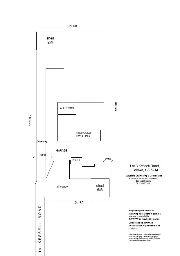 Third view of Homely land listing, Allotment 3 Kessell Road (Portion of 36 - 38 Kessell Road), Goolwa SA 5214