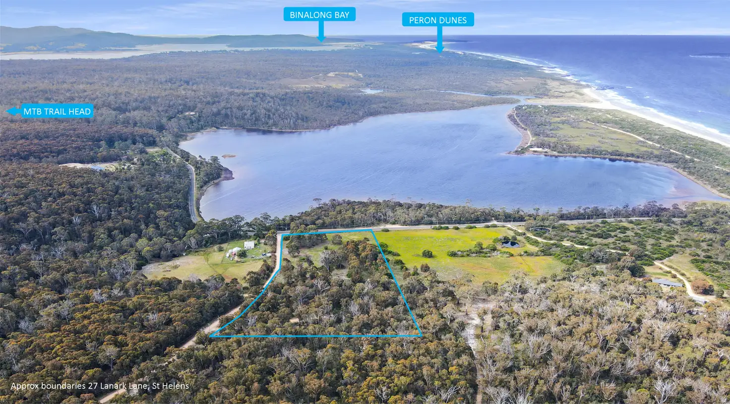 Main view of Homely land listing, 27 Lanark Lane, St Helens TAS 7216