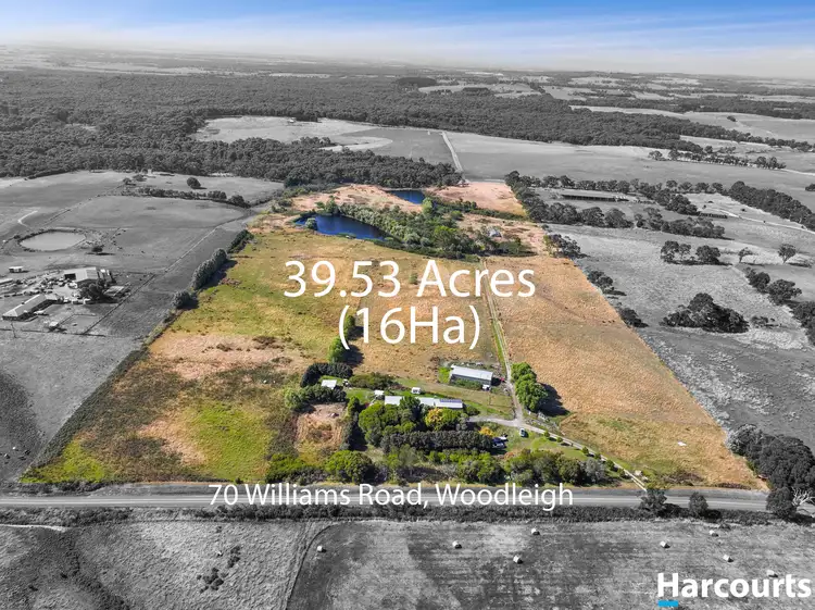Main view of Homely rural property listing, 70 Williams Road, Woodleigh VIC 3945