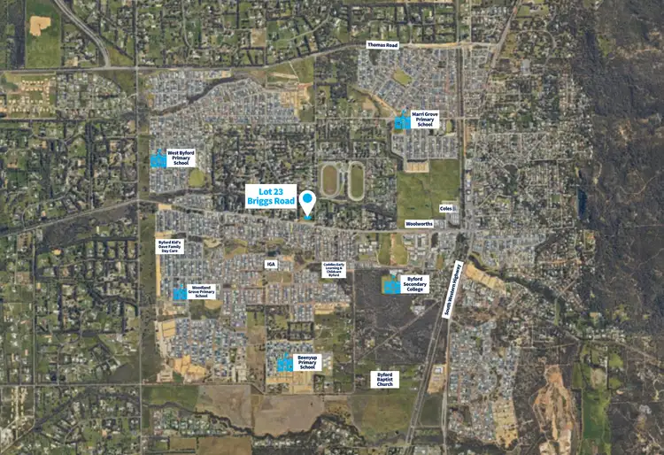 Second view of Homely land listing, LOT 23 Briggs Road, Byford WA 6122