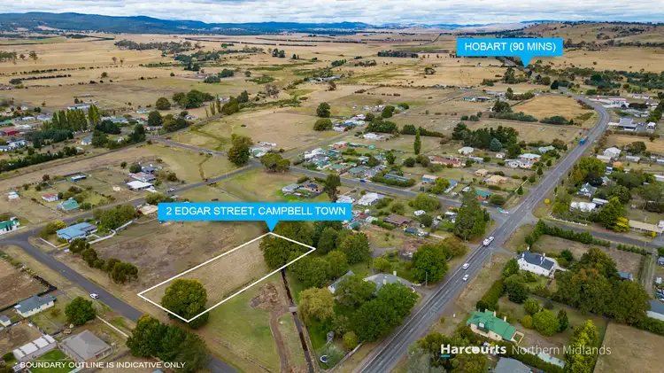 Third view of Homely land listing, 2 Edgar Street, Campbell Town TAS 7210