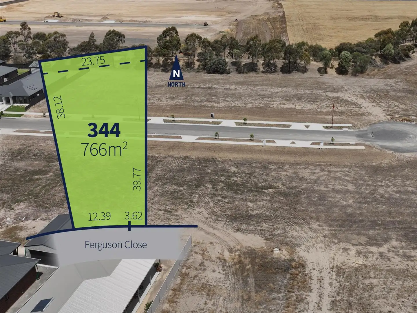 Main view of Homely land listing, 20 (Lot 344) Ferguson Close, Horsham VIC 3400