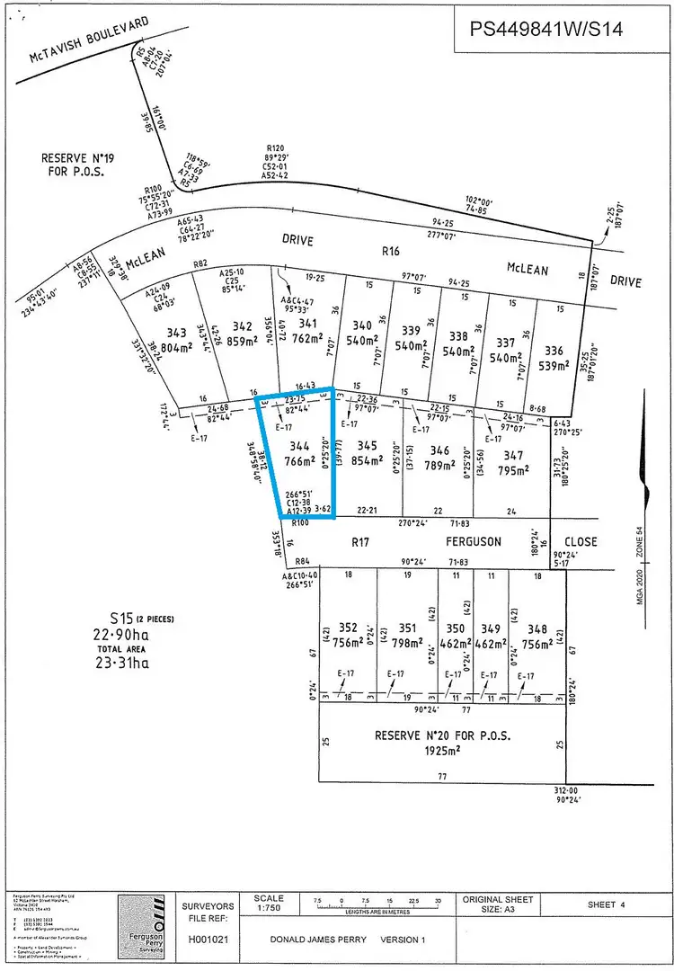 Sixth view of Homely land listing, 20 (Lot 344) Ferguson Close, Horsham VIC 3400