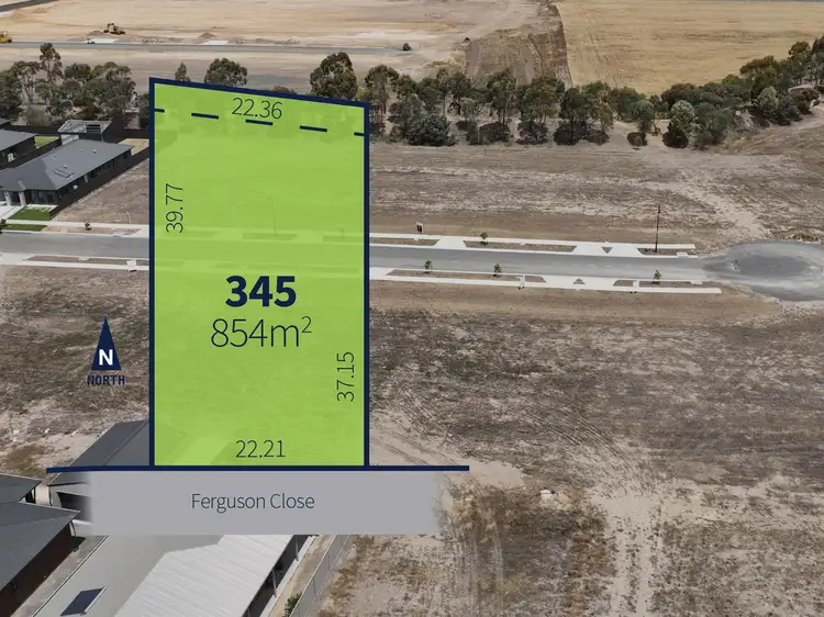 Main view of Homely land listing, 18 (Lot 345) Ferguson Close, Horsham VIC 3400
