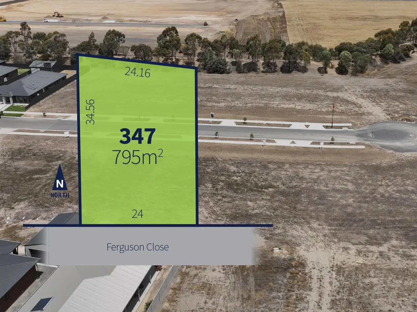 Main view of Homely land listing, 14 (Lot 347) Ferguson Close, Horsham VIC 3400