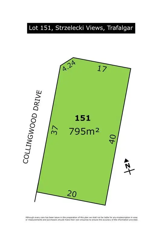 Main view of Homely land listing, Lot 151 Collingwood Drive, Trafalgar VIC 3824