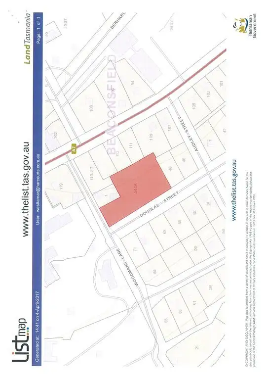 Second view of Homely land listing, 52-56 Douglas Street, Beaconsfield TAS 7270