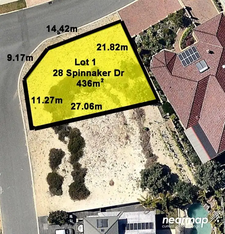 Main view of Homely land listing, Lot 1/28 Spinnaker Drive, Ocean Reef WA 6027