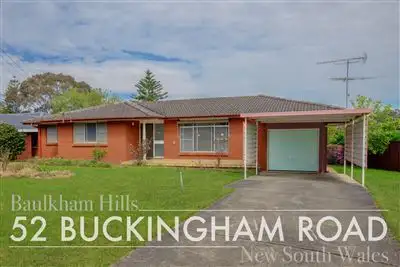 Main view of Homely house listing, 52 Buckingham Road, Baulkham Hills NSW 2153