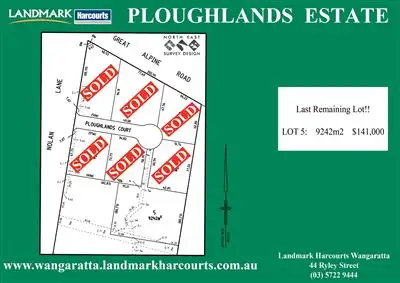 Main view of Homely land listing, Lot 5 Ploughlands Court, Tarrawingee VIC 3678