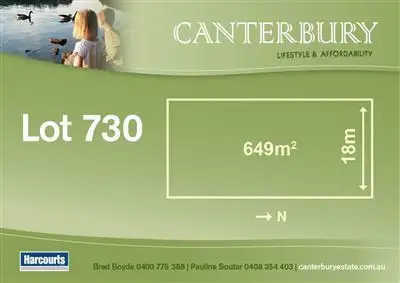 Main view of Homely land listing, Lot 730 Chaucer Way, Drouin VIC 3818