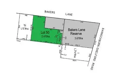Main view of Homely land listing, Lot 50 Bakers Lane, Teesdale VIC 3328