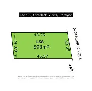 Lot 158 Berenger Avenue, Trafalgar VIC 3824