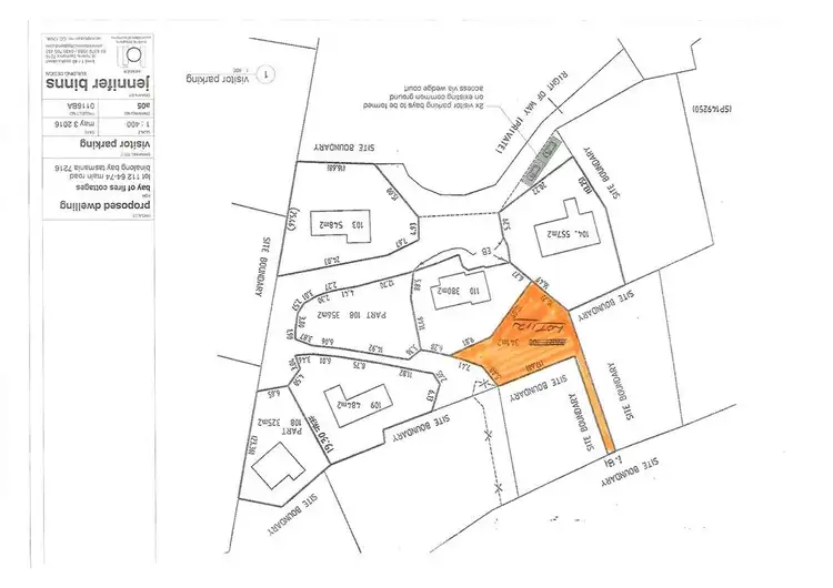 Third view of Homely land listing, Lot 112/72 Main Road, Binalong Bay TAS 7216