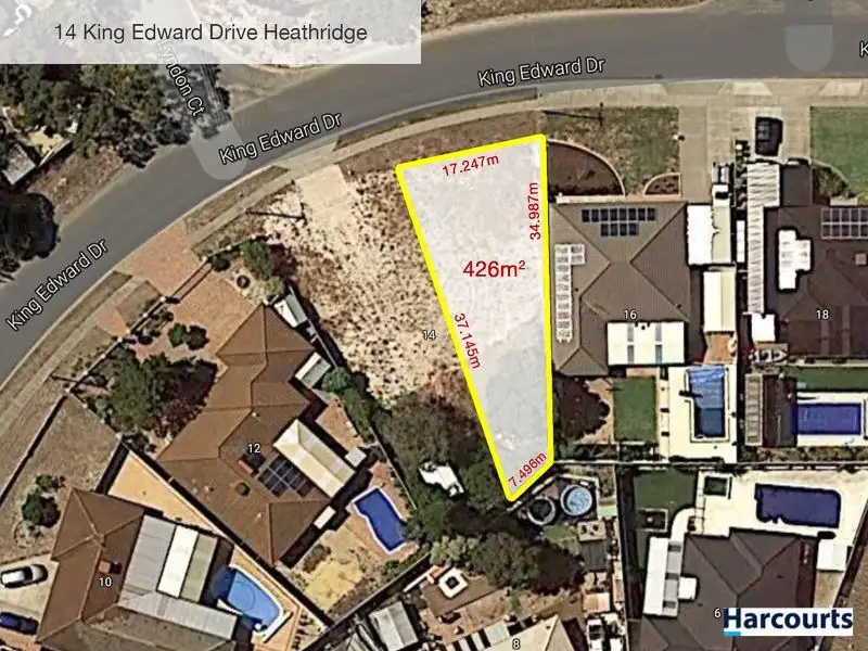 Main view of Homely land listing, PRP Lot 1/14 King Edward Drive, Heathridge WA 6027