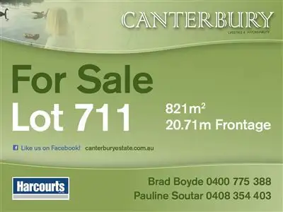 Main view of Homely land listing, Lot 711 Byron Drive, Drouin VIC 3818