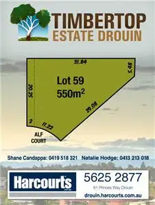 Main view of Homely land listing, Lot 59 Alf Court, Drouin VIC 3818