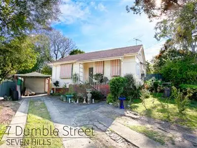 Main view of Homely house listing, 7 Dumble Street, Seven Hills NSW 2147