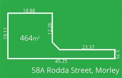 Second view of Homely land listing, 58A Rodda Street, Morley WA 6062