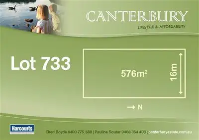 Main view of Homely land listing, Lot 733 Chaucer Way, Drouin VIC 3818