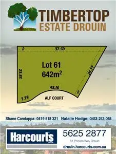 Lot 61 Alf Court, Drouin VIC 3818