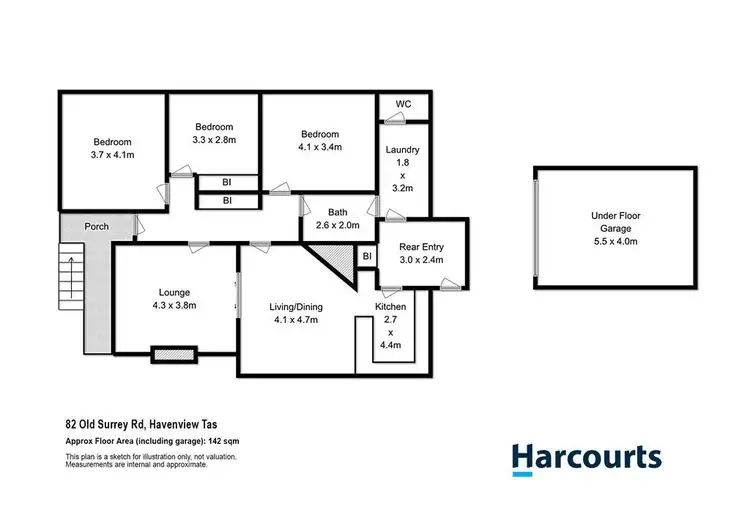 Second view of Homely house listing, 82 Old Surrey Road, Havenview TAS 7320