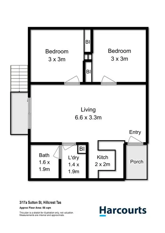 Second view of Homely unit listing, 3/17a Sutton Street, Hillcrest TAS 7320