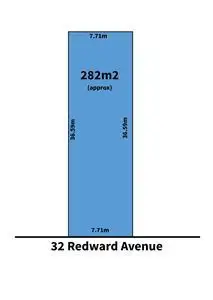 Main view of Homely land listing, 32A Redward Avenue, Lightsview SA 5085