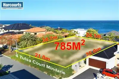 Second view of Homely land listing, 4 Tulsa Court, Mindarie WA 6030